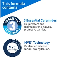 Moisturizing Cream Daily Face & Body Moisturizer for Dry Skin with Hyaluronic Acid & 3 Ceramides