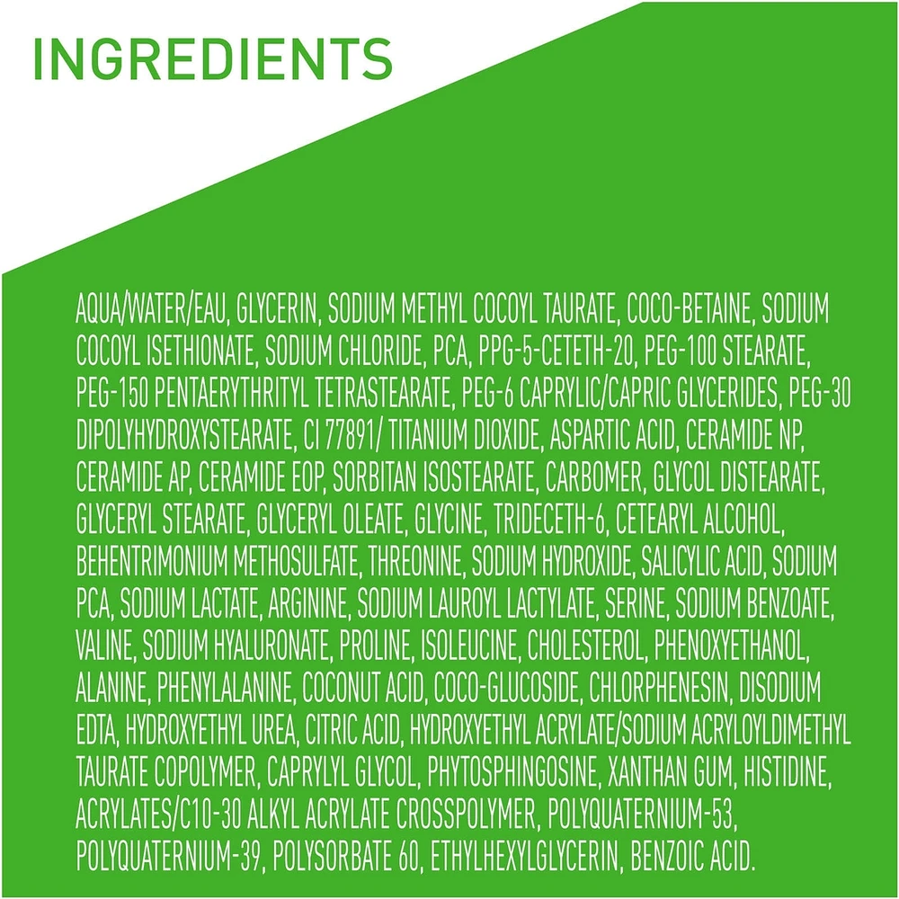 Hydrating Cream-to-Foam Cleanser Makeup Remover and Face Wash With Hyaluronic Acid