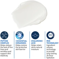 Anti-Aging Night Cream With Hyaluronic Acid and 3 Ceramides & Niacinamide , Fragrance Free