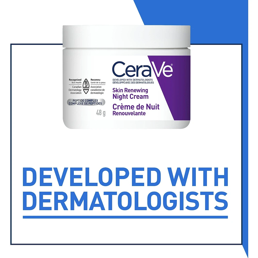 Anti-Aging Night Cream With Hyaluronic Acid and 3 Ceramides & Niacinamide , Fragrance Free