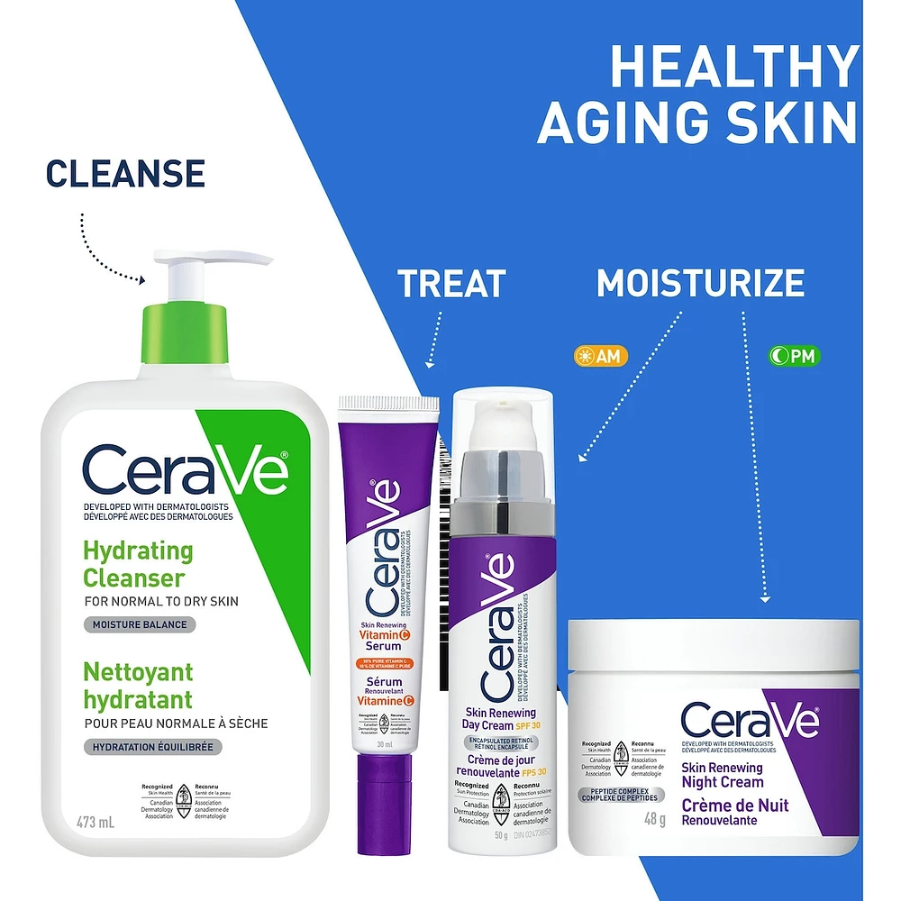 Anti-Aging Night Cream With Hyaluronic Acid and 3 Ceramides & Niacinamide , Fragrance Free