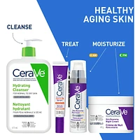 Anti-Aging Night Cream With Hyaluronic Acid and 3 Ceramides & Niacinamide , Fragrance Free
