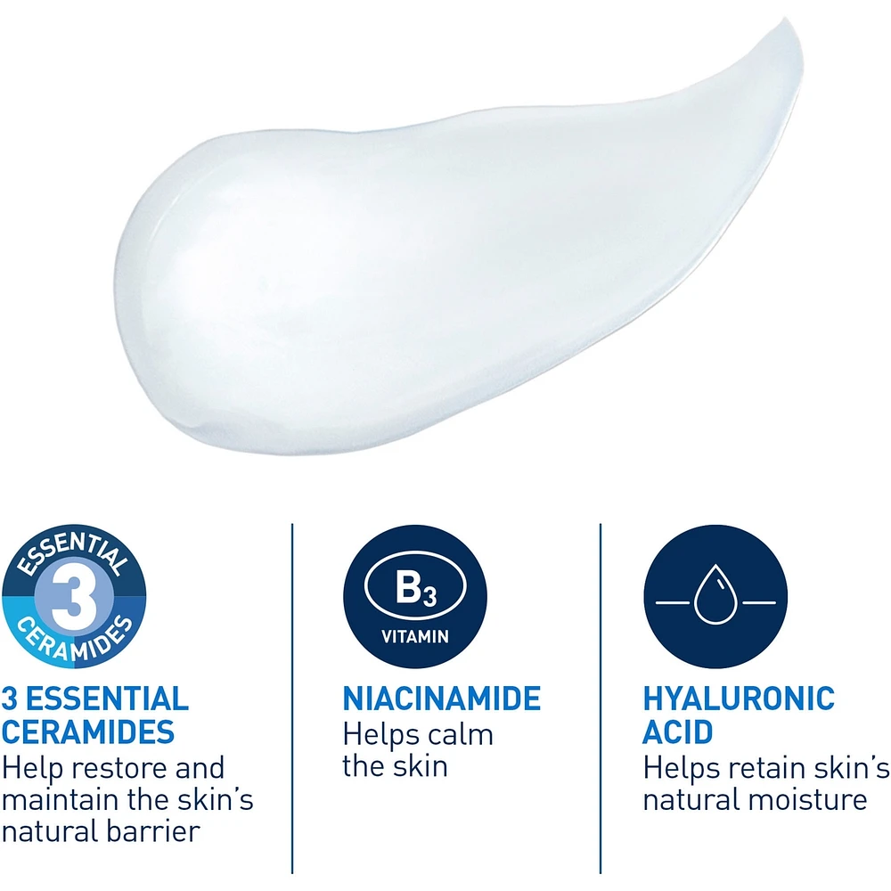 Ultra-Light Moisturizing Gel | Lightweight Face Moisturizer with Ceramides, Niacinamide, Hyaluronic Acid | Fragrance-Free