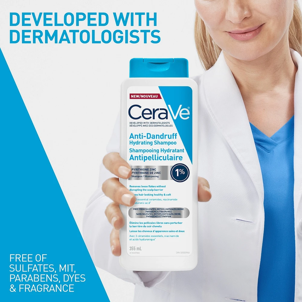 CeraVe Anti-Dandruff Hydrating Shampoo