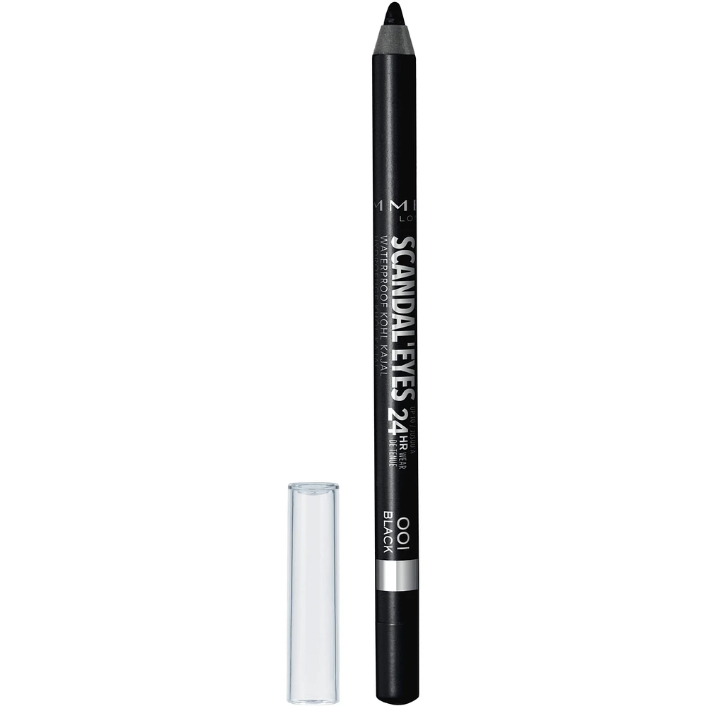 Scandaleyes Waterproof Kohl Kajal Liner, soft and blendable formula, intense colour, smudge-proof long wear