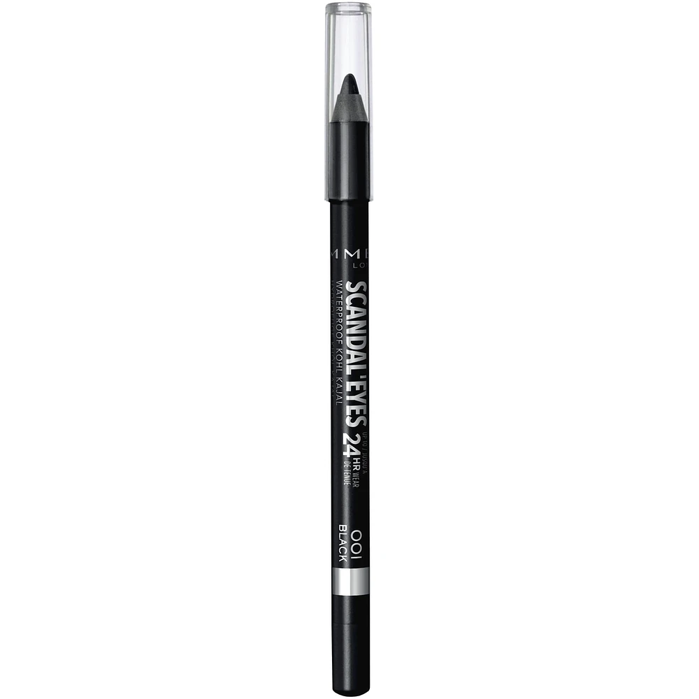 Scandaleyes Waterproof Kohl Kajal Liner, soft and blendable formula, intense colour, smudge-proof long wear