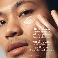 purity made simple hydra-bounce eye gel with caffeine, hydrates, moisturizes, brightens, revives tired-looking eyes