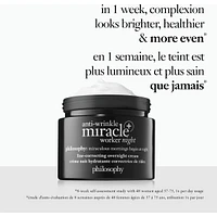 anti-wrinkle miracle worker night+ line-correcting overnight cream with vitamin c & hyaluronic acid, reduces fine lines & wrinkles