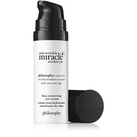 anti wrinkle miracle worker+ line correcting eye cream with vitamin C, smoothes & brightens dark circles