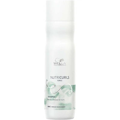 Wella Professionals Nutricurls Shampoo for Curls, Formulated with Nourish-In Complex, Nourish and Define Waves, Formulated Without Sulfates