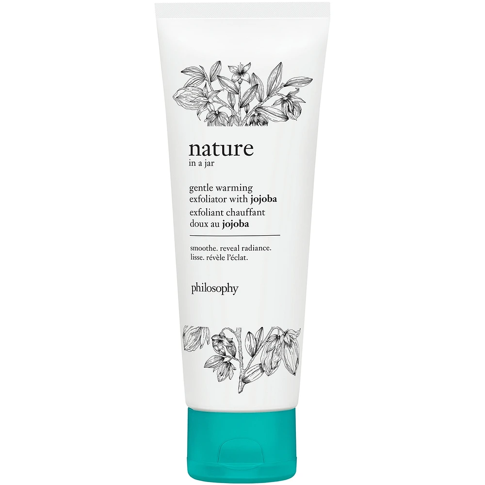nature in a jar gentle warming exfoliator with jojoba