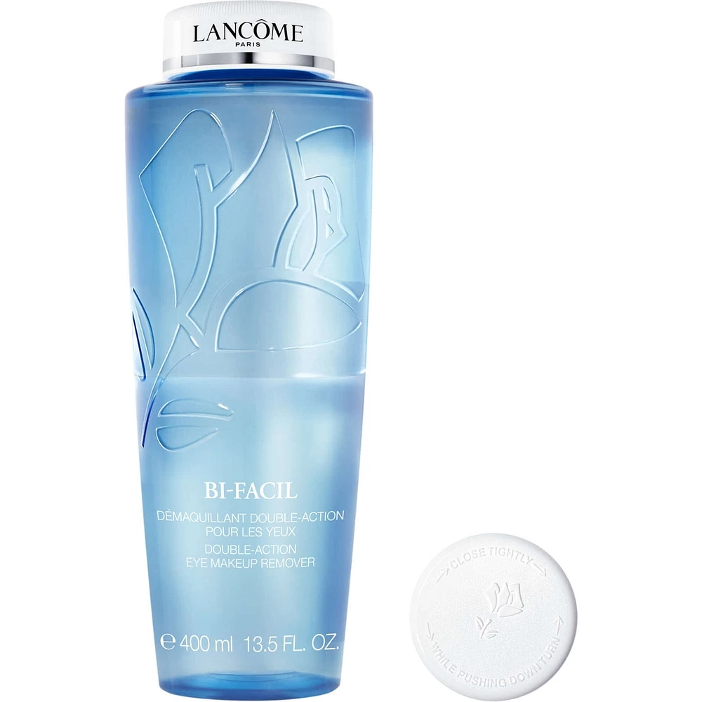 Bi-Facil Double-Action Eye Makeup Remover, non-oily instant cleanser for sensitive eyes