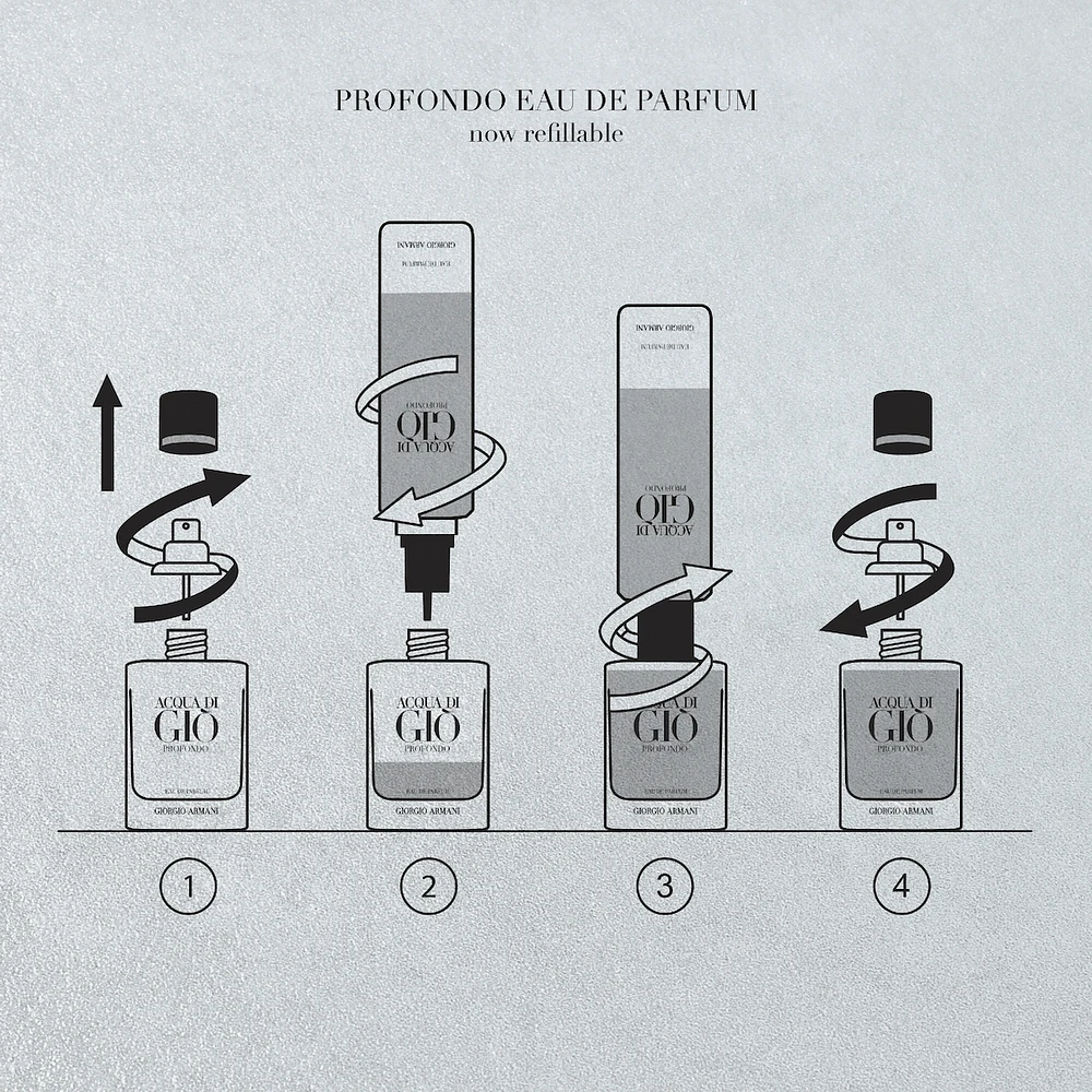 Acqua di Giò Profondo Eau de Parfum Refill Fougere Aromatic Fragrance For Men