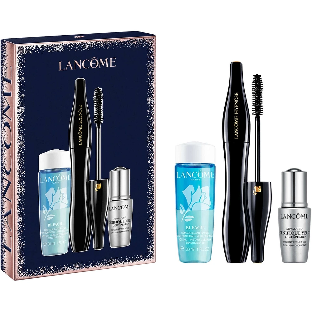 Hypnôse Mascara, Génifique Eye Serum & Bi-Facil Makeup Remover Holiday Set
