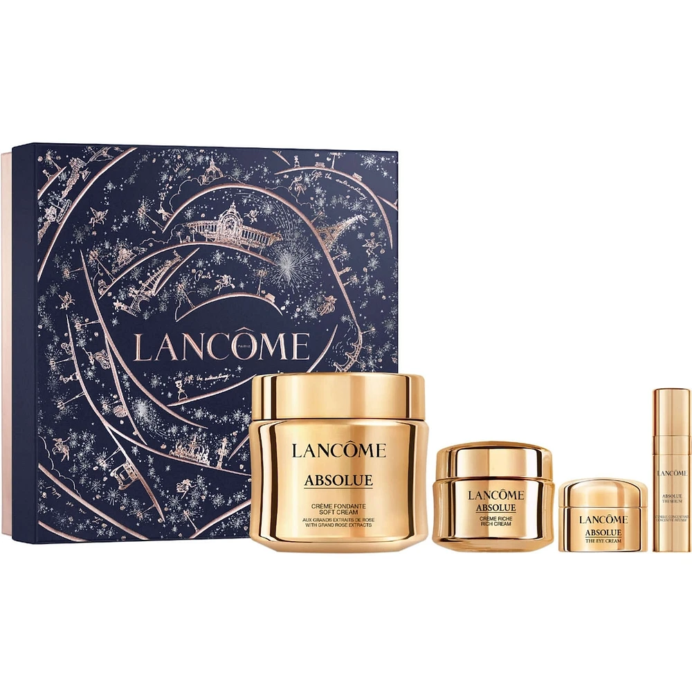 Regenerating Routine Holiday Set: Absolue Soft Face Cream with Grand Rose Extracts