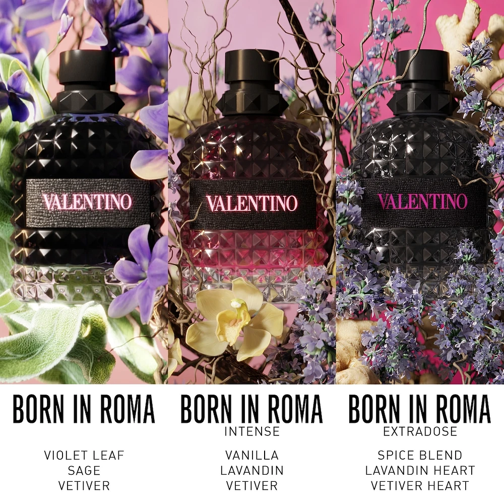 Eau de Parfum Born Roma Uomo Extradose