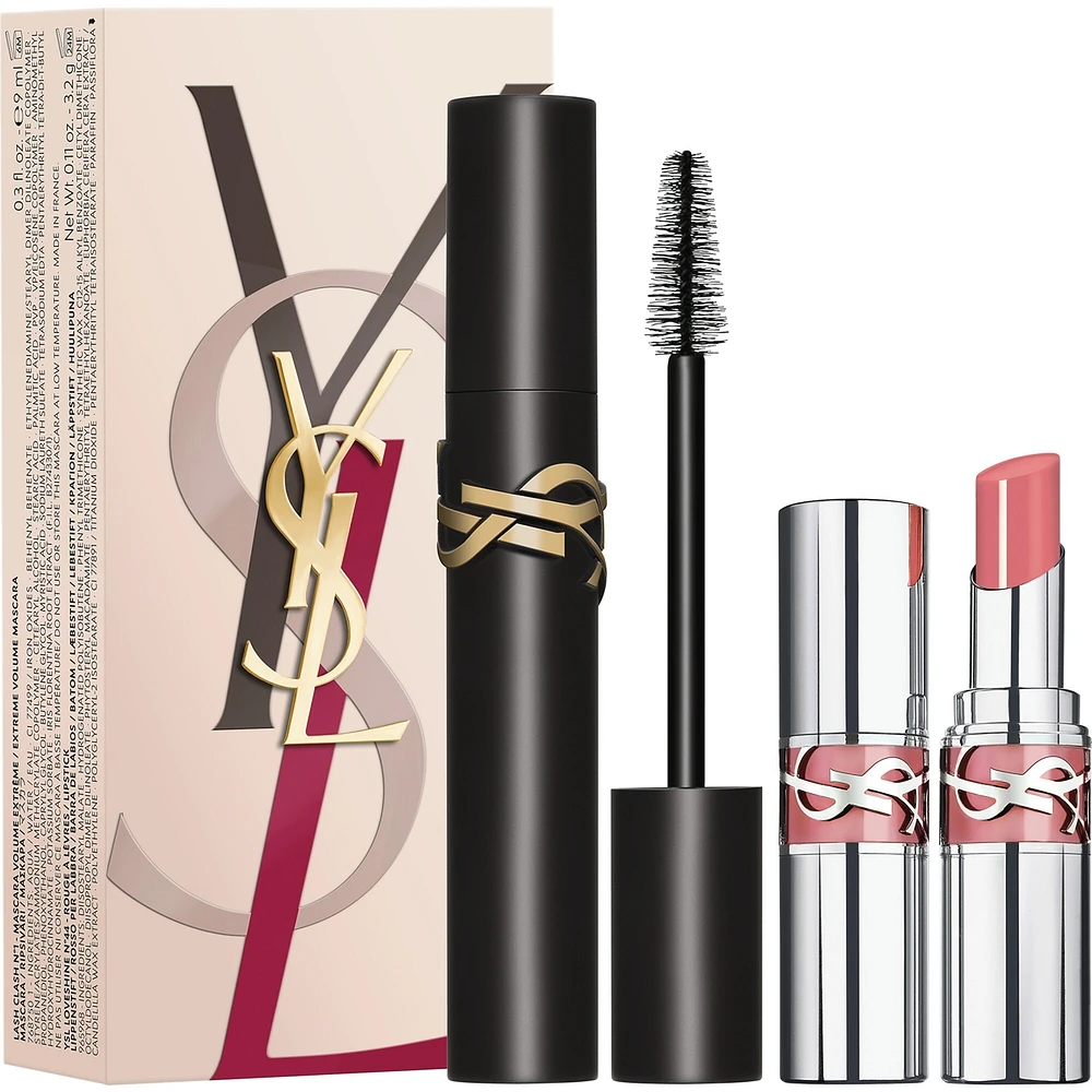 Lash Clash Mascara & YSL Loveshine Lipstick Gift Set