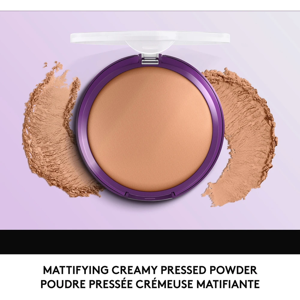 Simply Ageless Instant Wrinkle Blurring Pressed Powder, with hyaluronic acid & vitamin C - Mattifying, Hydrating Formula, 100% Cruelty-Free
