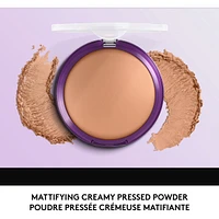 Simply Ageless Instant Wrinkle Blurring Pressed Powder, with hyaluronic acid & vitamin C - Mattifying, Hydrating Formula, 100% Cruelty-Free