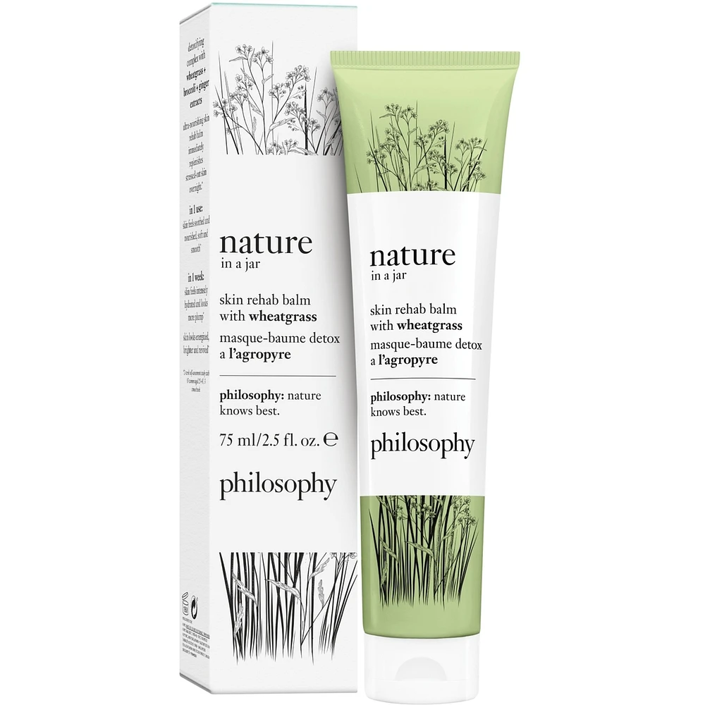 nature in a jar skin rehab balm with wheatgrass