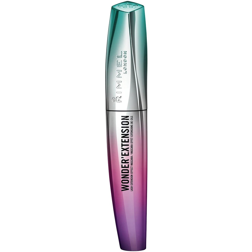 Wonder'Extension Mascara, with stretchy texture, clump-free, long lasting, smudge-proof, flake-proof & easy to remove, 100% Cruelty-Free