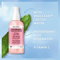 Clean Fresh Skincare Priming Glow Mist™, With Cactus Water, Rose Water and Vitamin C for 8HR Hydration, 100% Vegan & Cruelty-Free