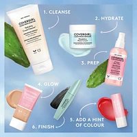 Clean Fresh Skincare Priming Glow Mist™, With Cactus Water, Rose Water and Vitamin C for 8HR Hydration, 100% Vegan & Cruelty-Free