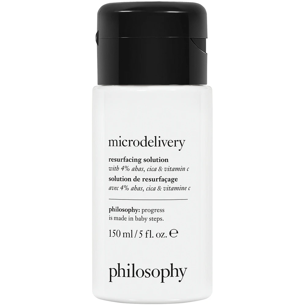 microdelivery resurfacing solution with 4% ahas, cica & vitamin c