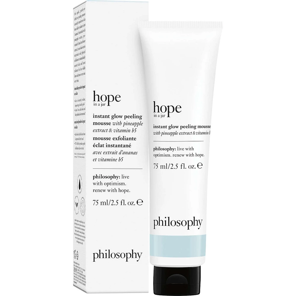 hope in a jar instant glow peeling mousse