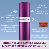 Simply Ageless Moisture Renew Core Lipstick Infused with Hyaluronic Complex, Coconut Oil & Vitamin E