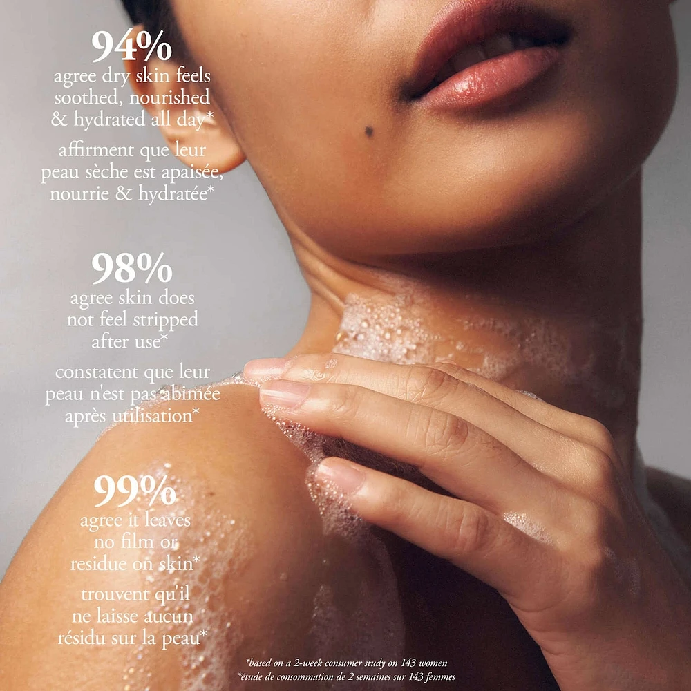 salted citrus shampoo, shower gel & bubble bath for women, cleanses, conditions, softens skin & hair