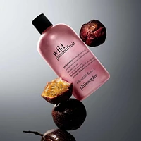 sweet vanilla fig shampoo, shower gel & bubble bath for women, cleanses, conditions, softens skin & hair