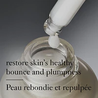 dose of wisdom™ bouncy skin reactivating serum in-depth hydration and collagen support loaded with oxygen, vitamin C hyaluronic acid