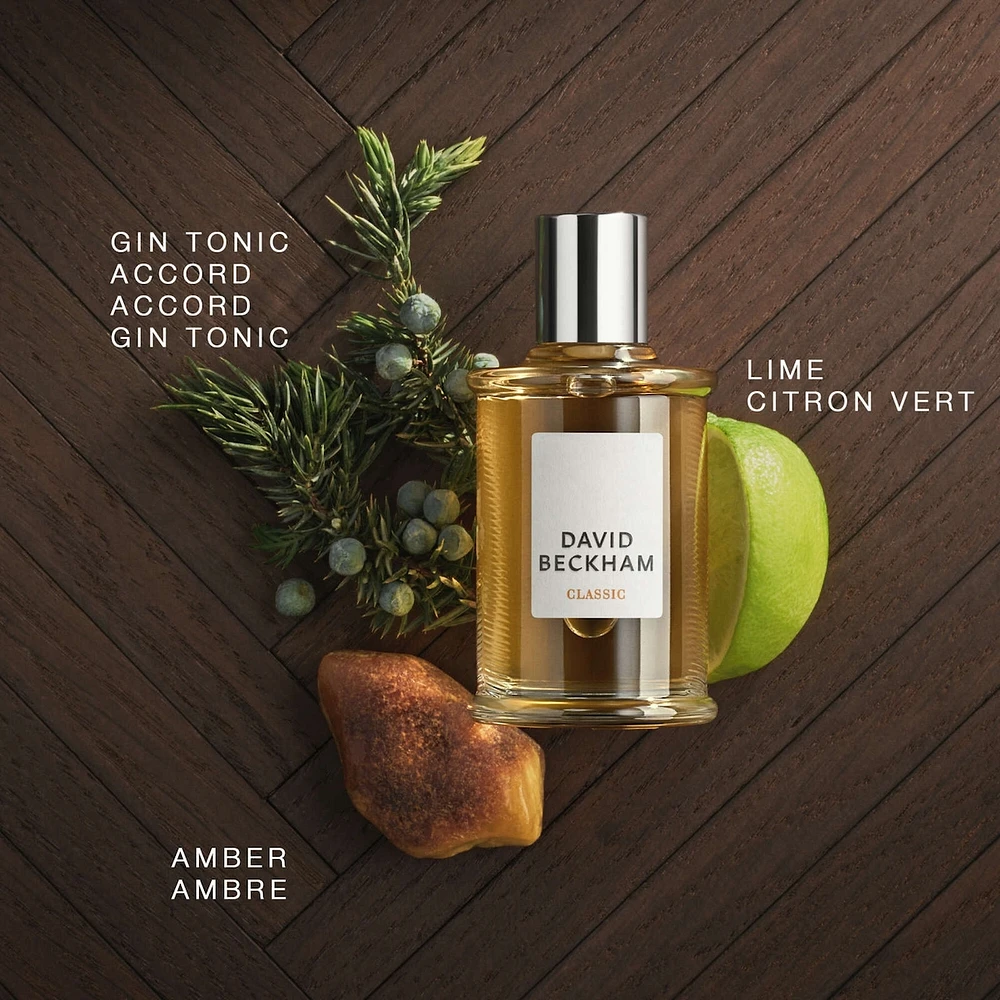 Classic Eau de Toilette For Him - Men's Fragrance, Woody, Fresh Scent