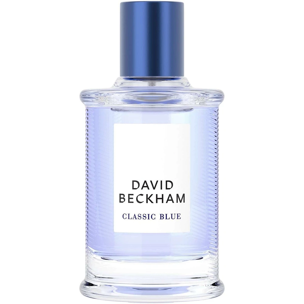 Classic Blue Eau de Toilette For Him - Men's Fragrance, David Beckham Fragrance, Citrusy, Woody Scent