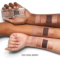 Clean Fresh Colour Quad, and vegan formula without talc, mineral oil, paraben fragrance, highly pigmented eyeshadow