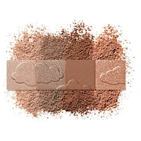Clean Fresh Colour Quad, and vegan formula without talc, mineral oil, paraben fragrance, highly pigmented eyeshadow