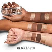 Clean Fresh Colour Quad, and vegan formula without talc, mineral oil, paraben fragrance, highly pigmented eyeshadow