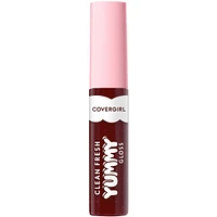 Clean fresh Yummy Gloss infused with Hyaluronic Acid and naturally-derived Antioxidants, clean, vegan gluten-free