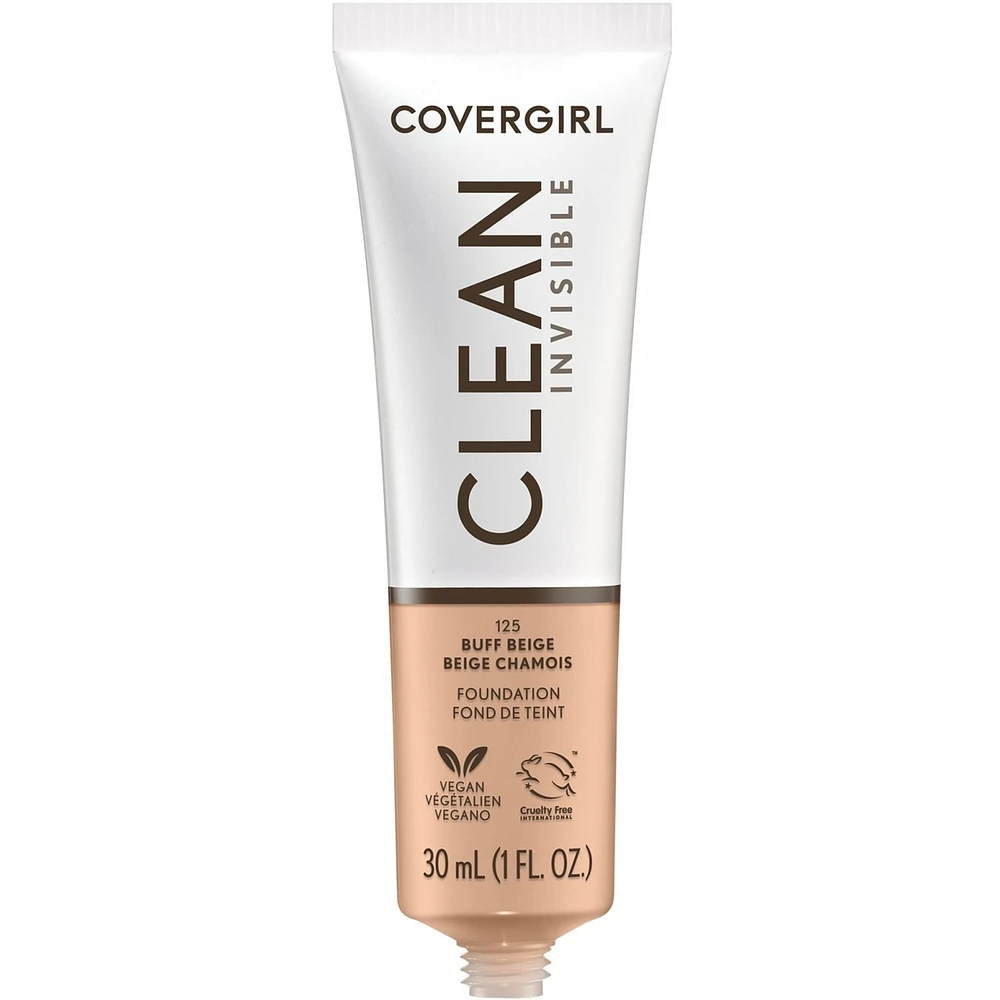 Clean Invisible, Foundation, Blendable Formula, Buildable Coverage, Lightweight, Natural Finish, Non-Comedogenic