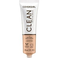 Clean Invisible, Foundation, Blendable Formula, Buildable Coverage, Lightweight, Natural Finish, Non-Comedogenic