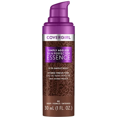 Simply Ageless Skin Perfector Essence Foundation, Sheer Tinted Perfector, Skincare Makeup Hybrid, Radiant Finish, Skin-Like Vegan Formula