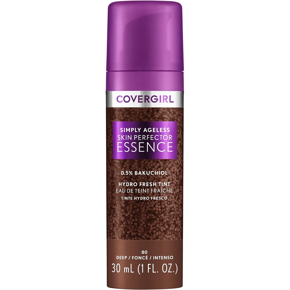 Simply Ageless Skin Perfector Essence Foundation, Sheer Tinted Perfector, Skincare Makeup Hybrid, Radiant Finish, Skin-Like Vegan Formula