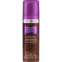 Simply Ageless Skin Perfector Essence Foundation, Sheer Tinted Perfector, Skincare Makeup Hybrid, Radiant Finish, Skin-Like Vegan Formula
