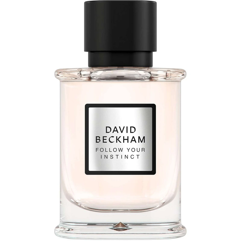 Follow Your Instinct Eau de Parfum for Men, Fougère Woody David Beckham Perfume, Long-Lasting Fragrance, Elegant Bottle