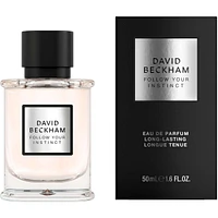 Follow Your Instinct Eau de Parfum for Men, Fougère Woody David Beckham Perfume, Long-Lasting Fragrance, Elegant Bottle