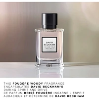 Follow Your Instinct Eau de Parfum for Men, Fougère Woody David Beckham Perfume, Long-Lasting Fragrance, Elegant Bottle