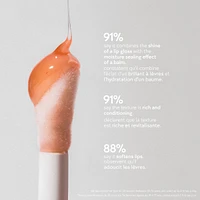 Lip Oil with Coconut Oil, hydrates, smoothes lips, natural plump effect
