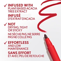 Outlast Lipstain, Smooth Application, Precise Pen-Like Tip, Transfer-Proof, Satin Stained Finish, Vegan Formula