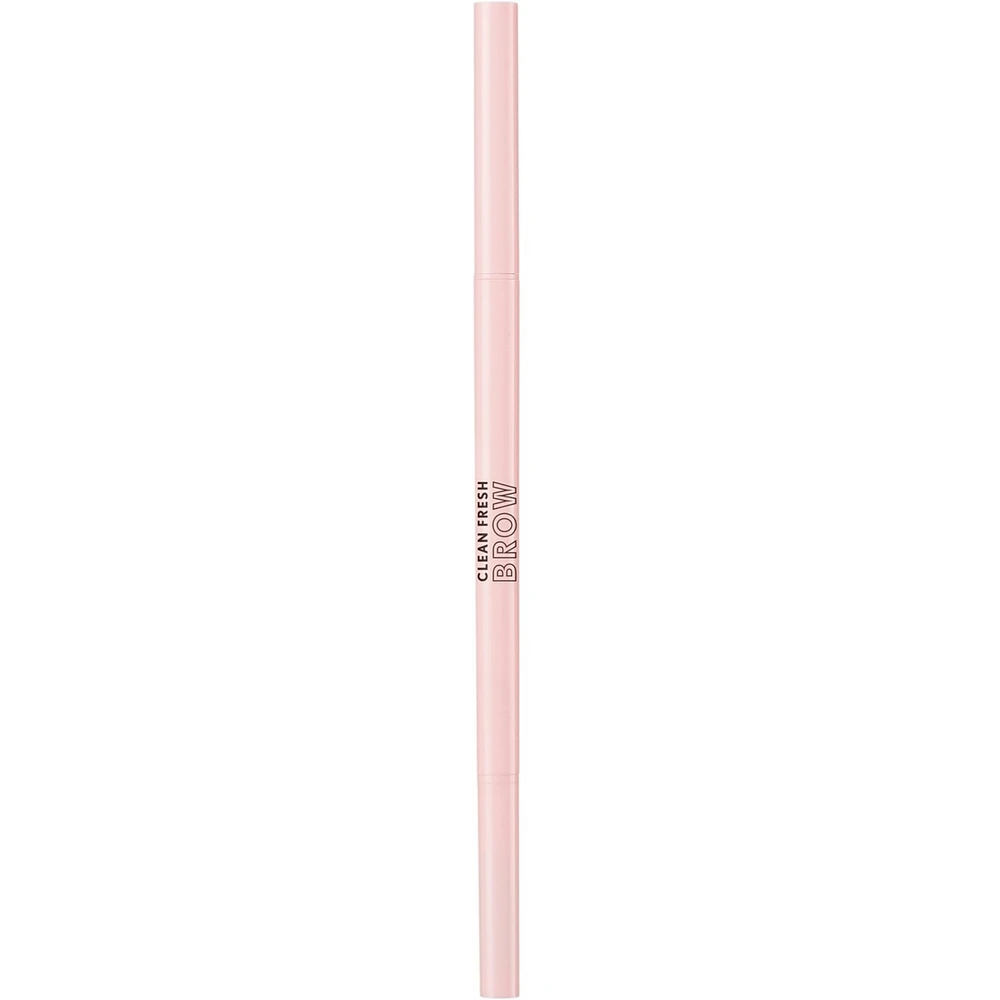 Clean Fresh Brow Nano Eyebrow Pencil, Ultra-Precise Tip, Waterproof, Transfer-Resistant, Built-In Spoolie, Vegan Formula